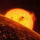 Illustration for article titled Earth's First Twin Is Extremely Hot And Extremely Volcanic